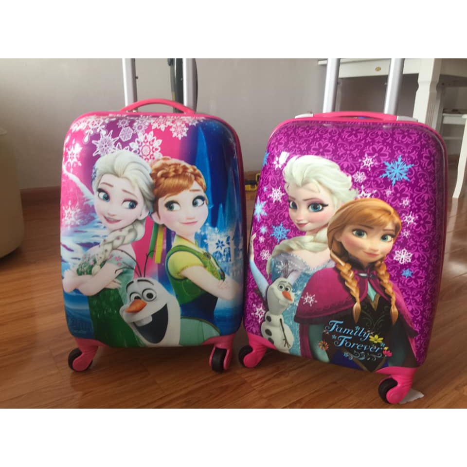 Vali kéo trẻ em in 2 mặt size 18