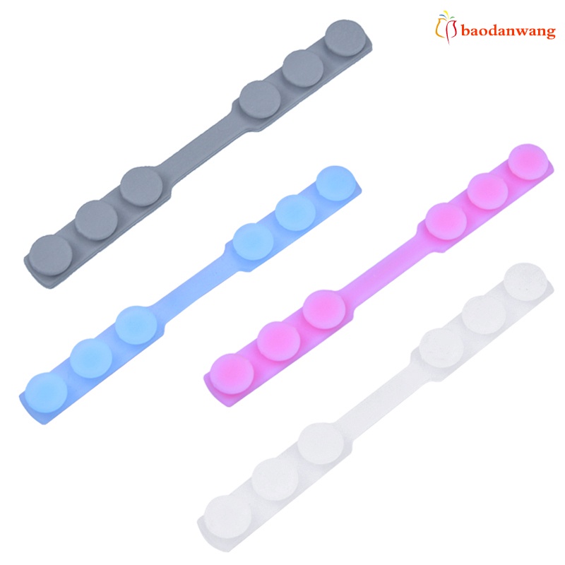 Bộ 4 dây đeo khẩu trang bằng silicone chống trượt có thể tái sử dụng