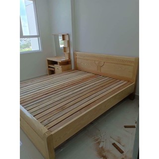 Giường gỗ sồi nhập 1,2m giá 2,7tr ( sài gòn)