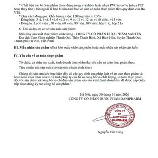 E đỏ 400 Danipharm