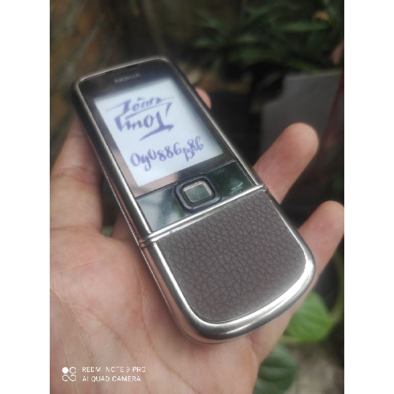 Miếng dán da nokia 8800 - nâu