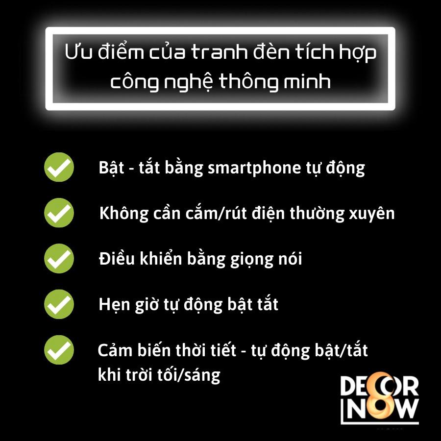Đèn Hào Quang In Tranh Trúc Chỉ Đối Độc Quyền, Cắm Điện Tại Xưởng Tranh DecorNow XDCN-22