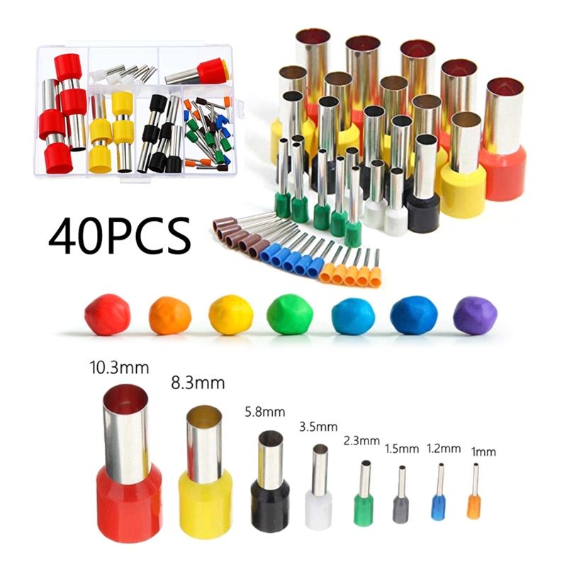 Set 40 Dụng Cụ Cắt Đất Sét 1-10mm