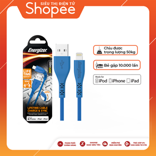 Cáp Lightning LW Energizer 1.2m - C41UBLIG