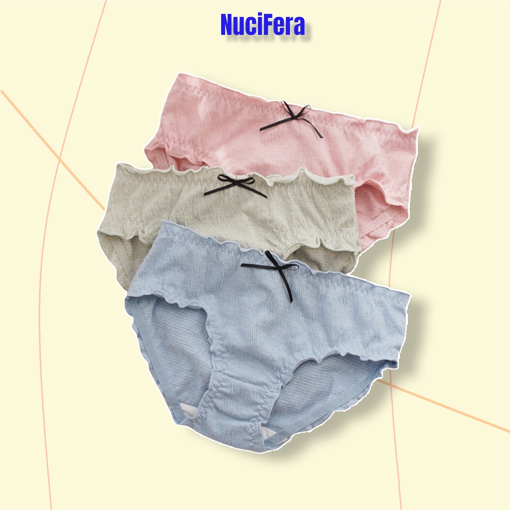 Quần lót nữ cotton thun sợi tre NuciFera siêu dai êm mềm thoáng khí