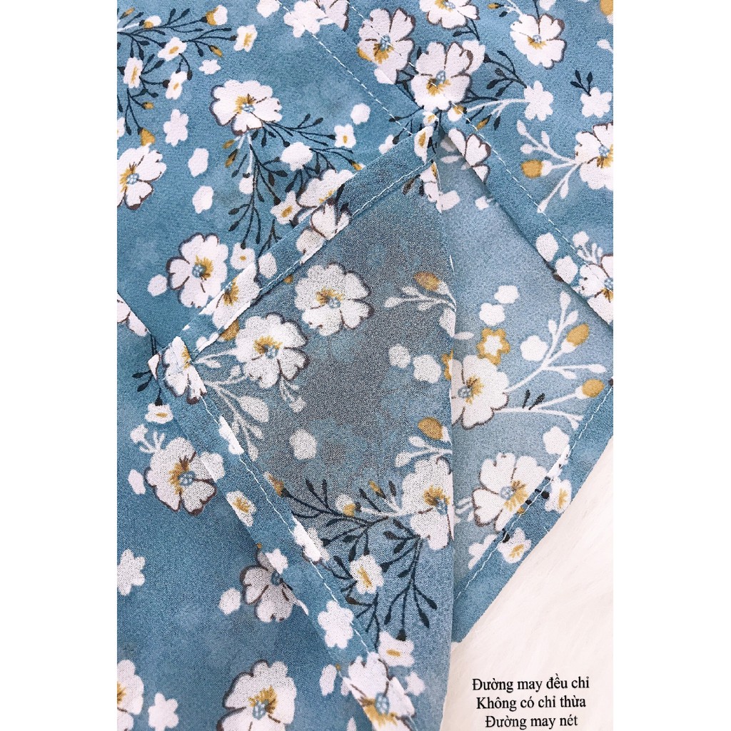 Váy xanh hoa nhí V036 - MC phân phối chính thức ( kèm ảnh thật shop tự chụp) | BigBuy360 - bigbuy360.vn