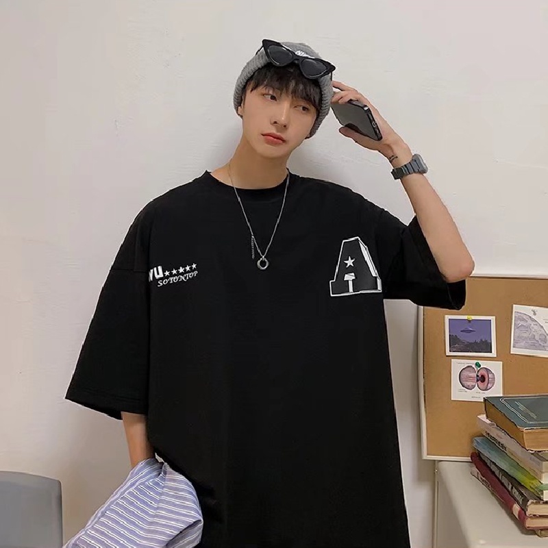 Áo Thun Tay Ngắn Dáng Rộng Thời Trang Mùa Hè Cho Nam Size M-8XL