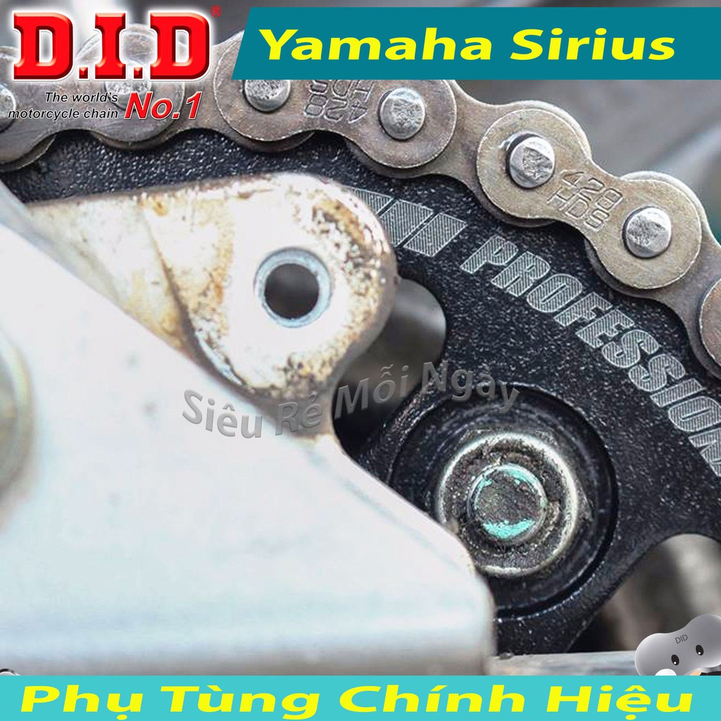 Bộ Nhông Sên Dĩa DID Yamaha Sirius 110cc Sên DID 10Ly Thái Lan ( 15 x35 )