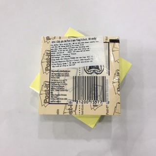 Giấy note ghi chú Post it - 3 x 3 - Combo 5 xấp