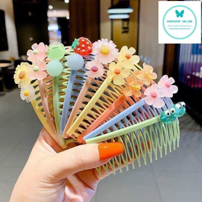 Xược tóc mái cho bé gái siêu xinh Xược kẹp tóc mái cho bé gọn gàng mát mẻ tiện lợi