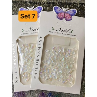 Charm Nail , charm nơ gắn móng cao cấp