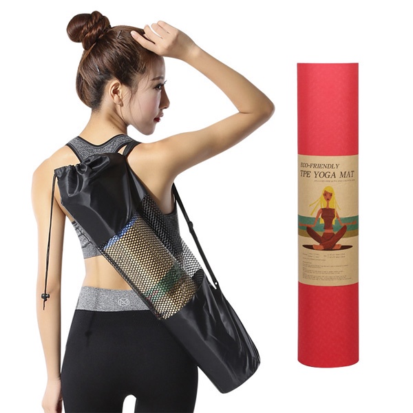 [ Free Ship ] THẢM  YOGA  2 LỚP DÀY DẶN SIÊU ĐẸP CHỐNG TRƠN TRƯỢT