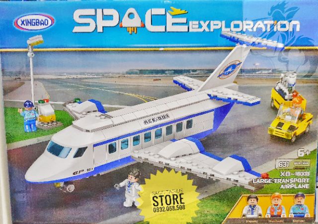 Lego XingBao XB-16003 Lắp Ráp Máy Bay Thám Hiểm Không Gian -  Space Shuttle ( 631 Mảnh )