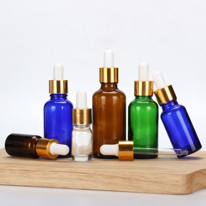 Lọ Chiết Serum ❤ GIÁ RẺ NHẤT ❤ [15ml,20ml] Lọ đựng tinh dầu bóp giọt Khoen Vàng chiết serum , phụ kiện du lịch