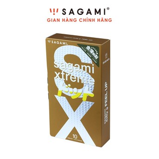 Bao cao su Sagami Feel Up - Có gai nhỏ - Hộp 10 chiếc - bcs chinh hang