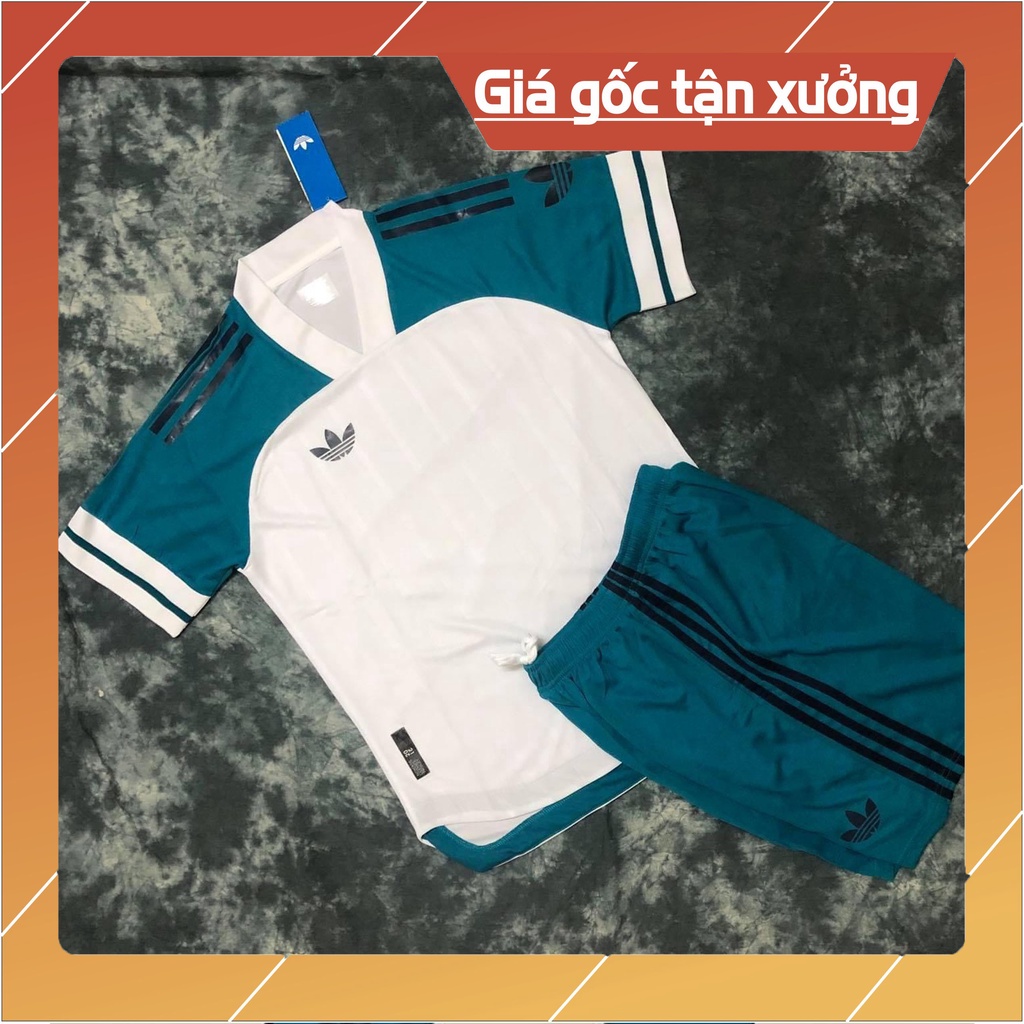 [Quần có túi]  5 MÀU Áo bóng đá  Bộ HOA SEN ADIDAS phối màu - Cam kết Y Hình - Hàng xịn, Set thể thao đẹp năm 2021