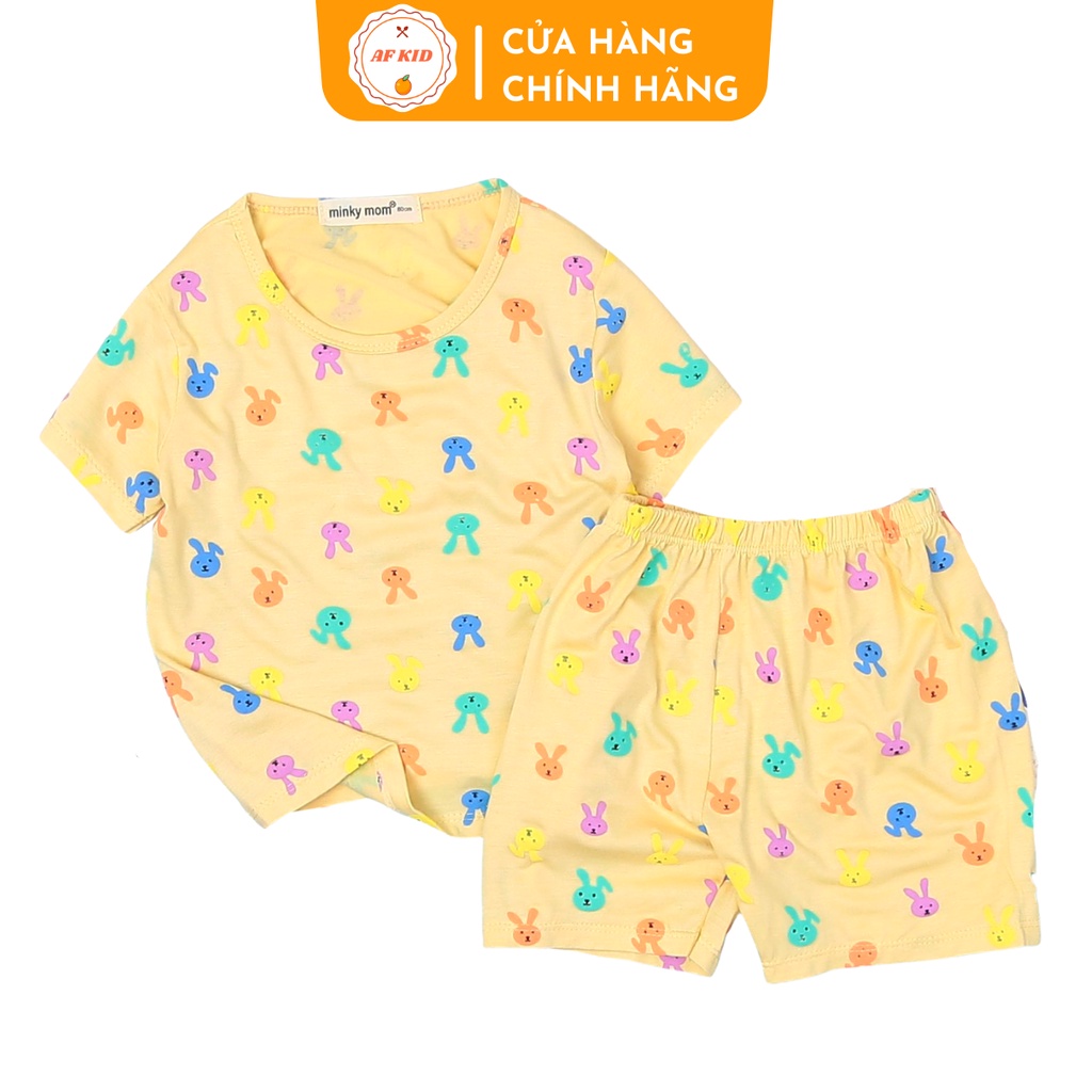 Bộ Quần Áo Trẻ Em Cộc Tay AF KID THỎ 7 MÀU cho bé trai bé gái, Chất thun lạnh cao cấp siêu mềm siêu mát