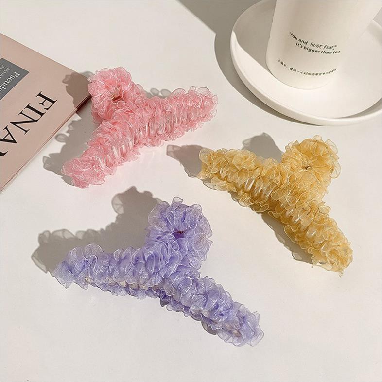 Kẹp Tóc Nữ Vải Nhún SOLANO Kẹp Tóc Hàn Quốc Nhiều Màu Xinh Xắn Cho Nữ FA-001239