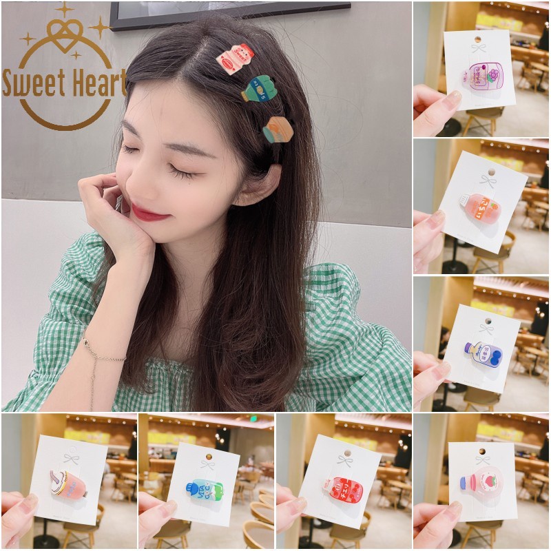 Kẹp tóc hình nước ngọt đáng yêu thời trang Hàn Quốc cho nữ