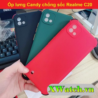 Ốp Lưng Candy Chống bẩn, chống sốc Realme C20