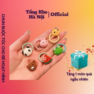 Dây buộc tóc nhiều hình dễ thương cho bé gái - chun buộc tóc cute
