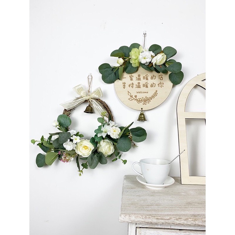 Cành táo tai voi giả, cành bạch đàn nhân tạo trang trí decor