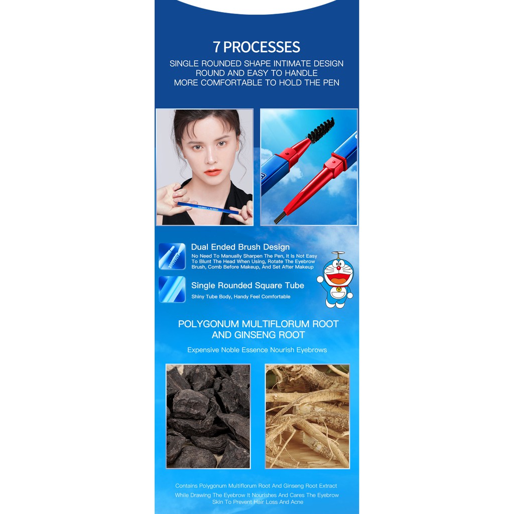 [Mã FMCGM50 - 8% đơn 250K] Bút Kẻ Mày Colorkey Dòng DORAEMON Lâu Trôi Chống Thấm Nước 30g | BigBuy360 - bigbuy360.vn