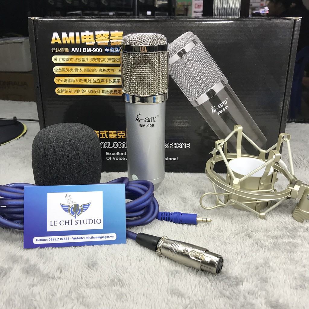 Micro Thu Âm AMI BM900