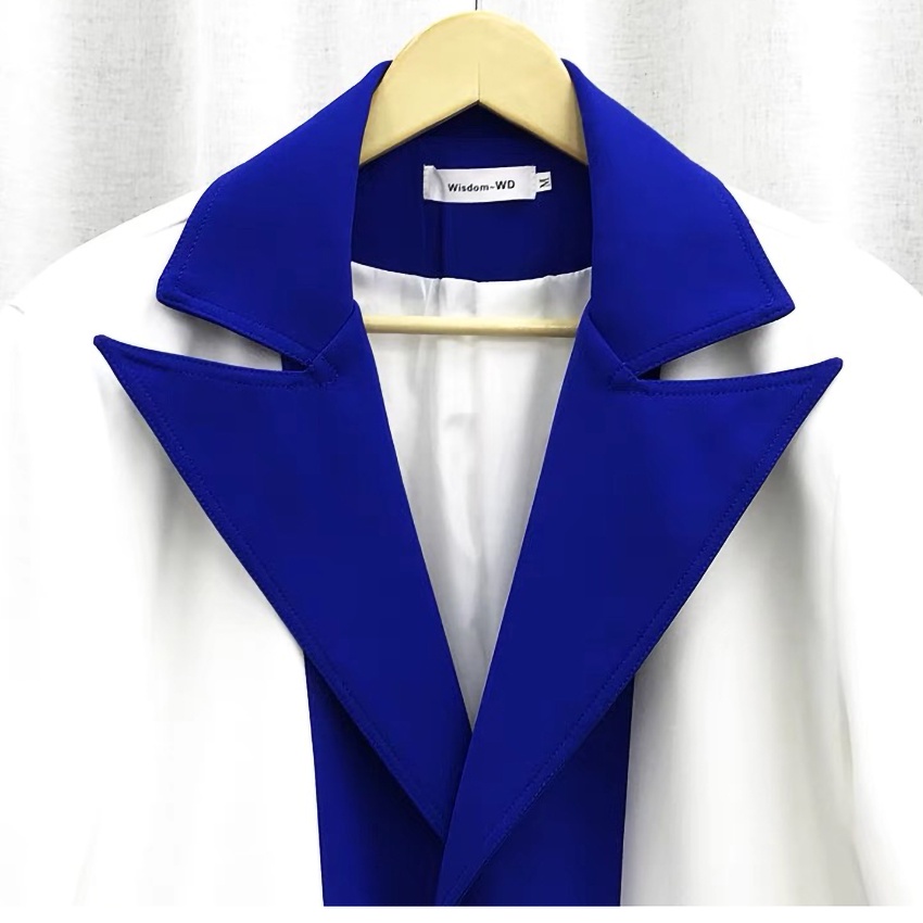 Áo khoác Blazer nam, Áo Vest Blazer Phối màu Xanh Cô Ban nổi bật độc đáo phong cách Hot Trend trẻ trung Mã N44 .