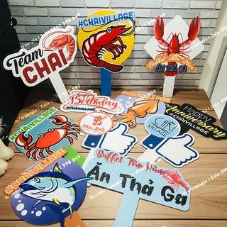 Hashtag cầm tay thương hiệu công ty, cửa hàng CHUYÊN NGHIỆP, thiết kế theo yêu cầu, Bảng cầm tay