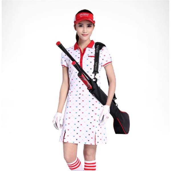 Portable Lightweight Golf Clubs Carry Bag with Three Clubs Mini Nylon Golf Clubs Travel Bag