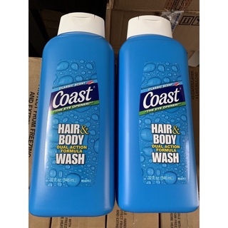 Dầu gội và sữa tắm Coast 946ml ( giá sỉ) mẫu mới