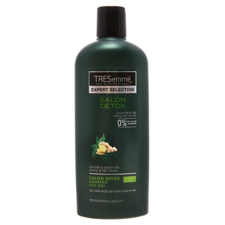 Dầu gội TRESemme Salon Detox gừng và trà xanh 330ml