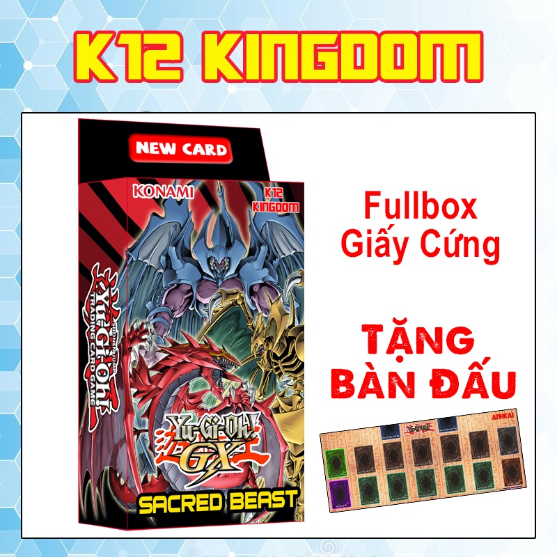 Bài Yugioh ❤️FREESHIP❤️ Thẻ bài Yugioh Tam Quỷ Gx Sacred Beasts deck 54 lá