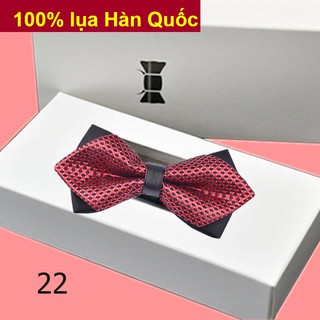 NƠ ĐEO CỔ NAM VẢI LỤA
