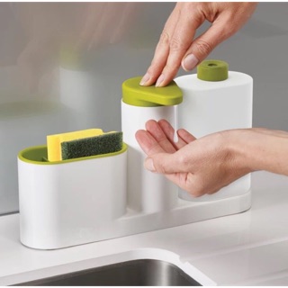 🍒Bóp Xà Phòng Kèm Khay Để Búi Rửa Bát