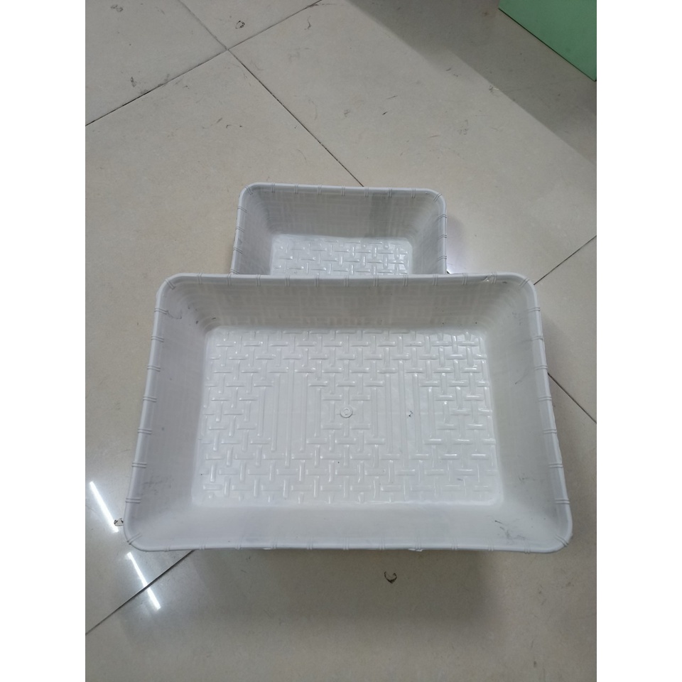 Khay nhựa gói quà lễ, tết 2 size mới