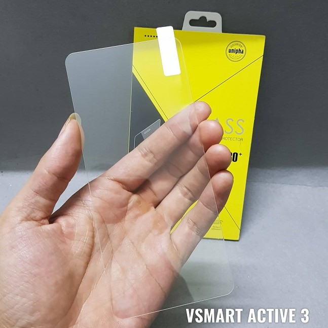 Kính cường lực Vsmart Active 3 cao cấp, tặng kèm khăn lau màn hình