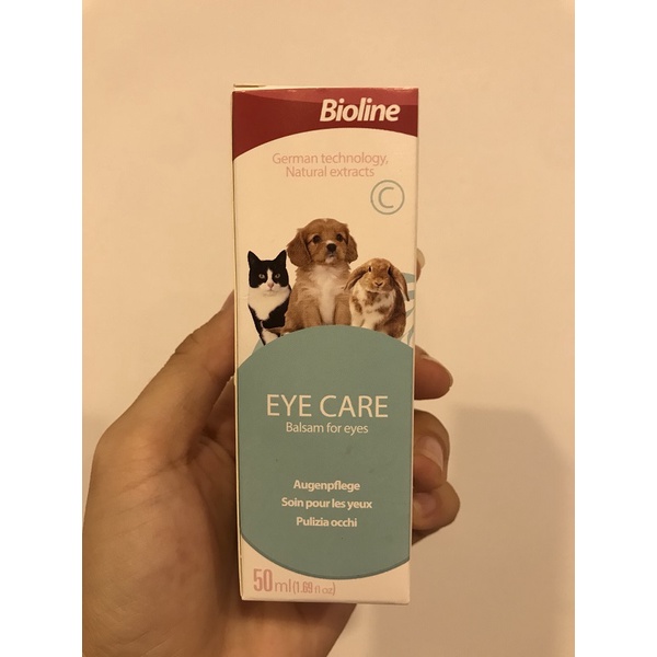 Nhỏ mắt cho mèo chó Eye care Bioline