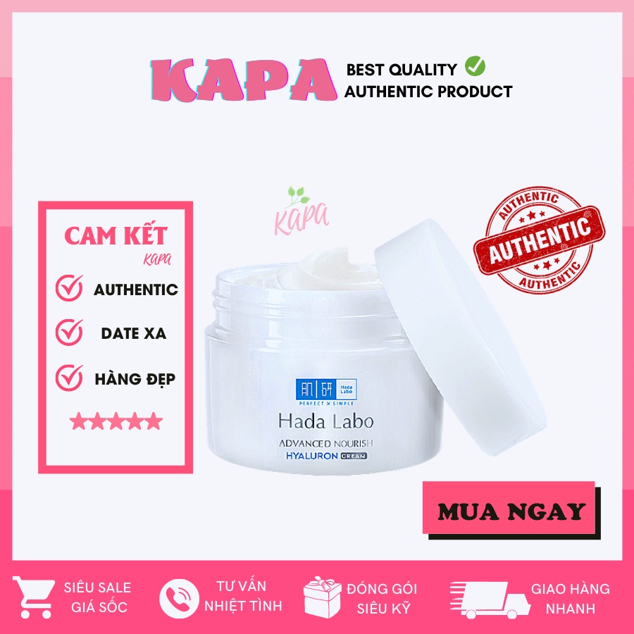 Kem dưỡng trắng da Hada Labo ❤Chính hãng ❤ Perfect White Cream 50g  .