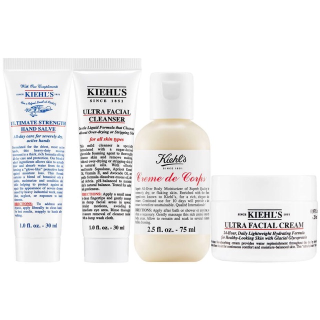Bộ quà tặng chăm sóc da Kiehl’s
