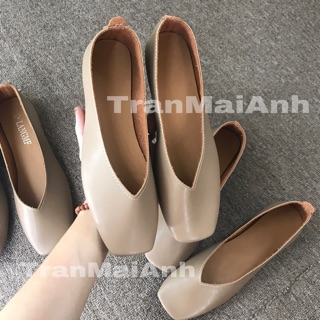 Giày xuất Hàn Quốc mõm vuông
