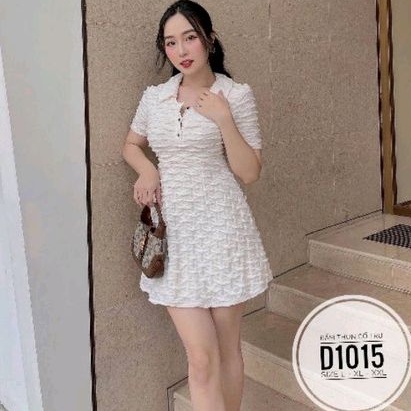 Đầm thun big size cổ trụ từ 60kg-90kg