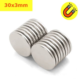 Nam châm vĩnh cửu 30x3mm loại nam châm đất hiếm