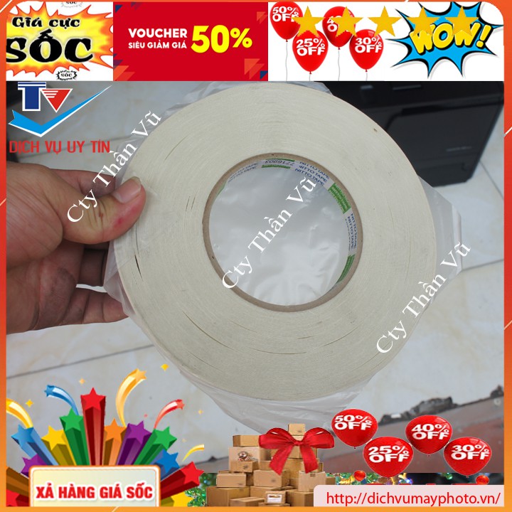 Quận băng dính 2 mặt hàng nhật siêu dính bền đảm bảo chất lượng sử dụng đa dụng hiệu quả