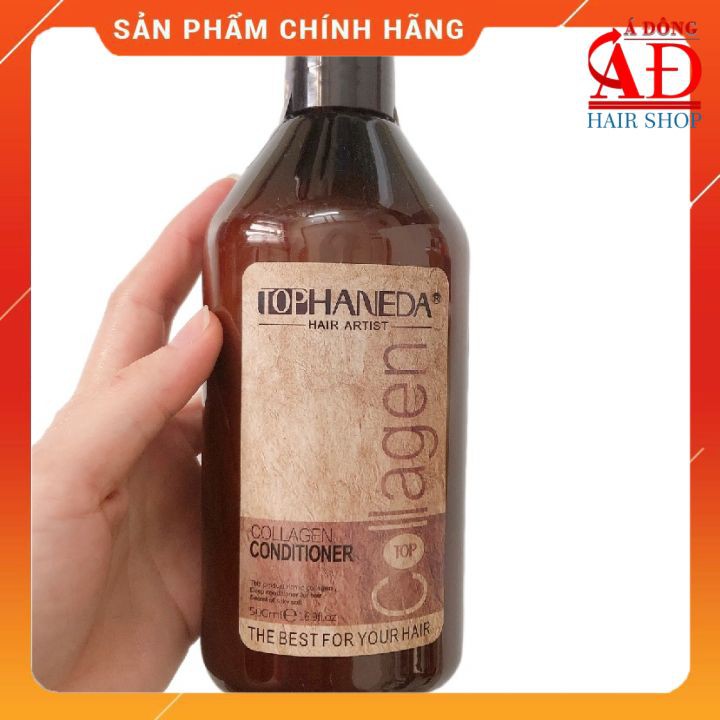 [Chính hãng] [Siêu rẻ] Dầu xả Top Haneda Collagen siêu mượt tóc 500ml