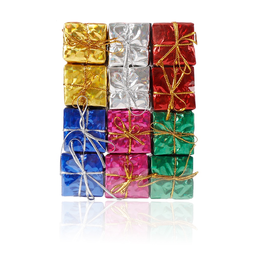 Set 12 Phụ Kiện Trang Trí Cây Thông Giáng Sinh Dễ Thương