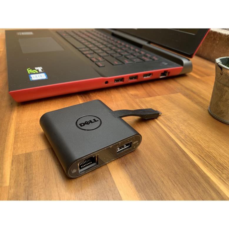 CỔNG TYPEC RA HDMI VGA ETHERNET USB 3.0 - DELL DA200