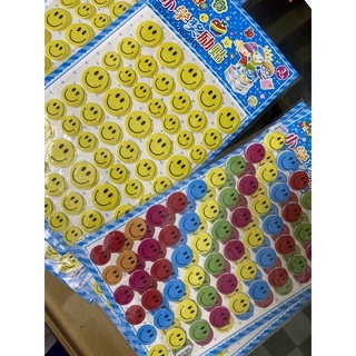sticker hình dán nổi mặt cười (1 set gồm 3 tờ)