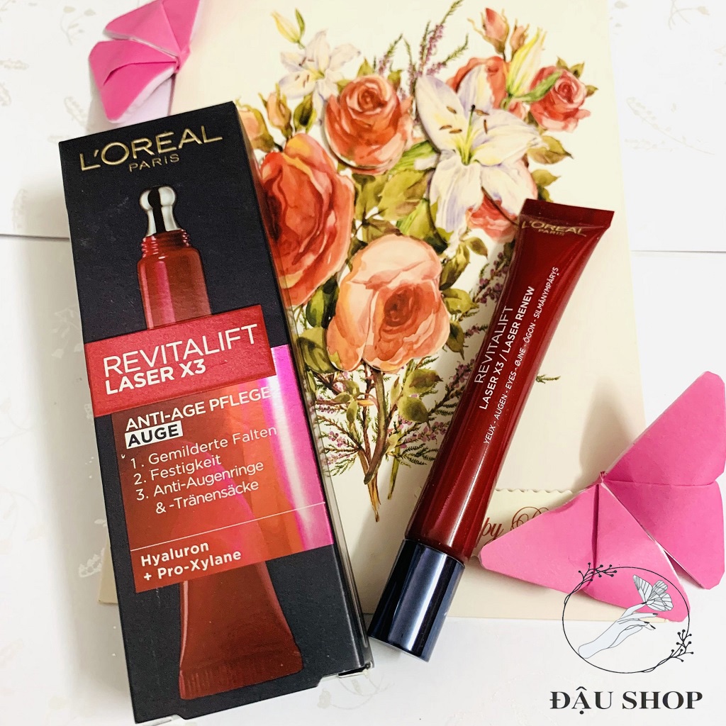 Kem dưỡng mắt chống lão hóa Loreal Revitalift Laser X3 Anti-Age